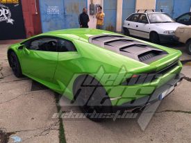 Lamborghini Huracan autófóliázás: 3M venture shield kavicsfelverődés elleni autó fóliával 9