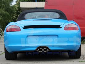 Porsche Boxter autófóliázás: Avery gloss light blue cb1510001 autó fóliával 08