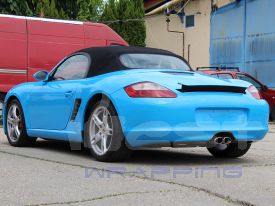 Porsche Boxter autófóliázás: Avery gloss light blue cb1510001 autó fóliával 09