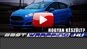 Ford Fiesta autófóliázás: KPMF marine k88069 autó fóliával