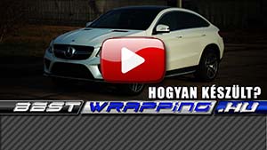Mercedes GLE autófóliázás: Avery pearl white cb1610002 autó fóliával