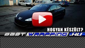 Peugeot 407 Kombi autófóliázás: Teckwrap Black CM01 autó fóliával video