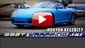 Porsche Boxter autófóliázás: Avery gloss light blue cb1510001 autó fóliával video