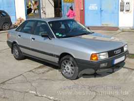 Audi 80S autófóliázás: Avery metál ezüst autó fóliával 1