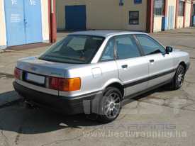 Audi 80S autófóliázás: Avery metál ezüst autó fóliával 7