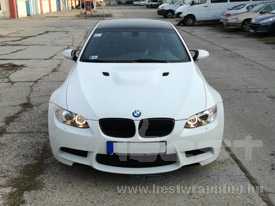 BMW M3 autófóliázás: 3M kővédő / kavicsvédő autó fóliával 2