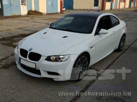 BMW M3 autófóliázás: 3M kővédő / kavicsvédő autó fóliával 3