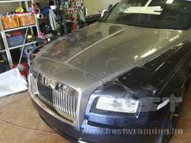 Royce Rolls Wraith autófóliázás: 3m kővédő autó fóliával 05