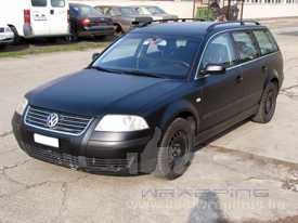 Volkswagen Passat autófóliázás: KPMF matt fekete autó fóliával 3