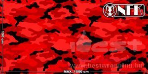 Onfk camouflage rounded 001 3 dark red